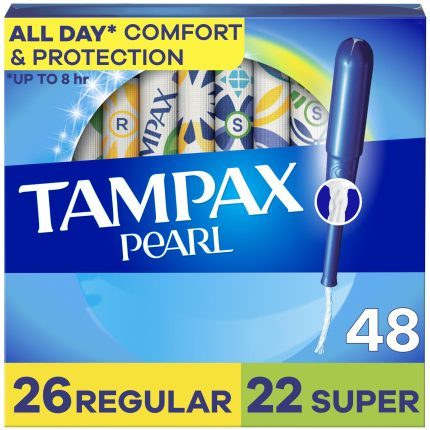 Tampons Multipack, with LeakGuard Braid, Regular/Super Absorbency, Unscented, 48 Count